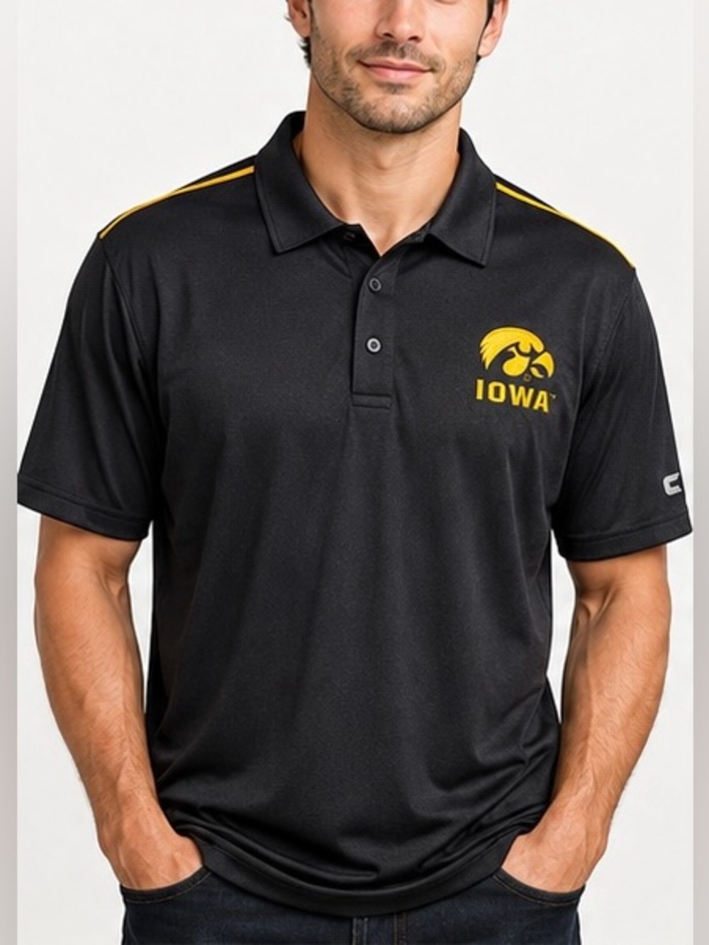 IOWA HAWKEYES Colosseum Men's Polo Shirt